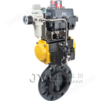 JL600-D4系列气动塑料蝶阀