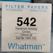 沃特曼Grade542硬化无灰级定量滤纸