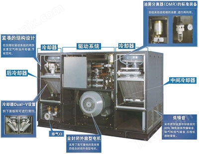 DSP132-240KW风冷无油空压机的图片